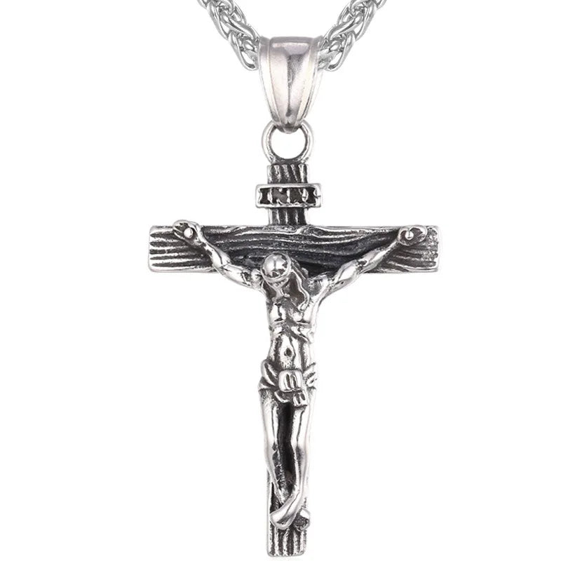 CADENA CON CRUCIFIJO RELIGIOSO
