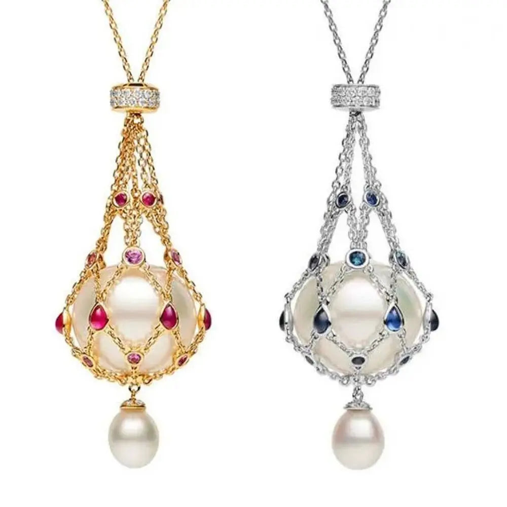 Collar De Perlas Naturales
