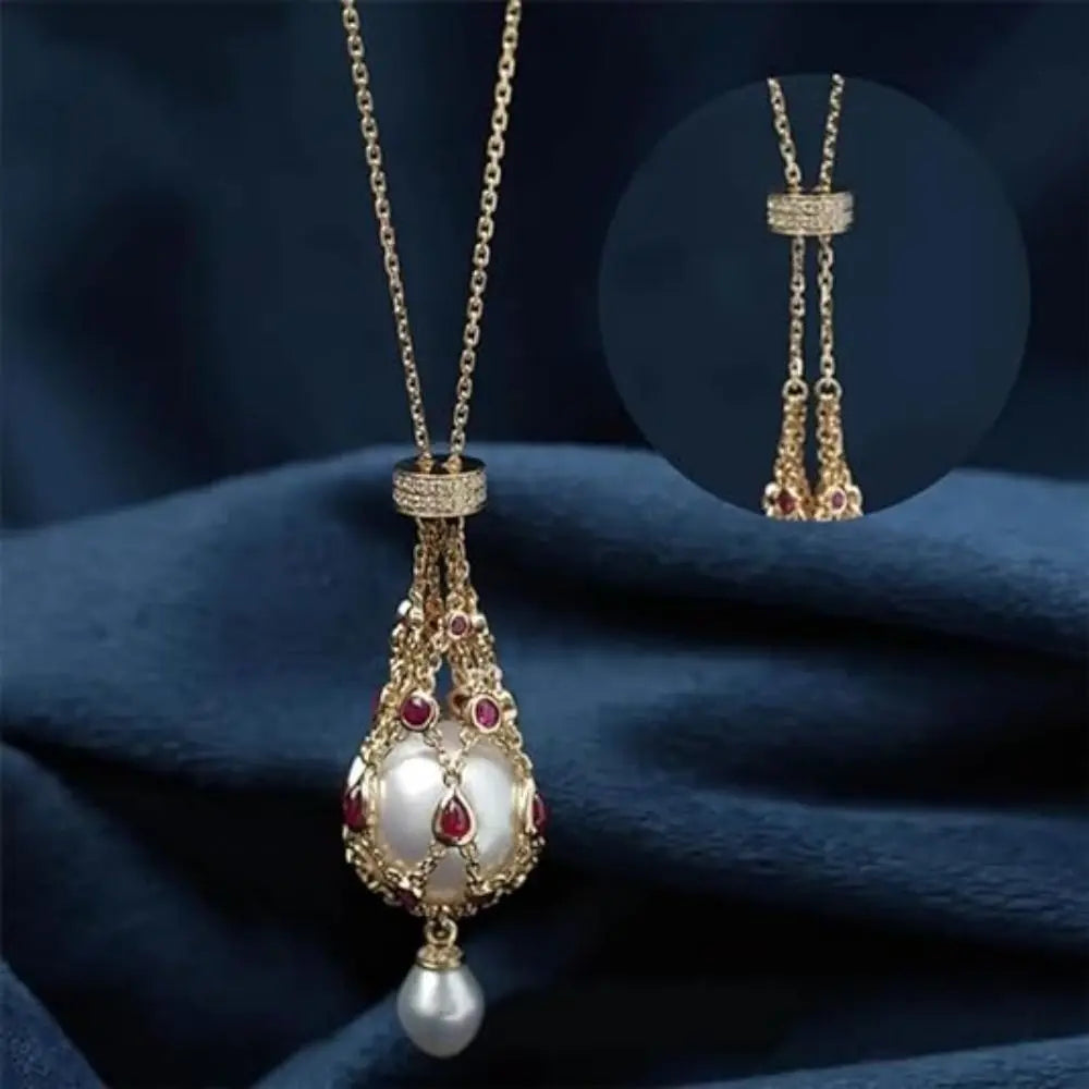 Collar De Perlas Naturales